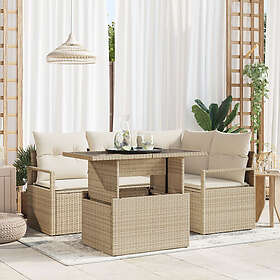 vidaXL Garden Sofa Set with Storage 5 Pieces 3357554