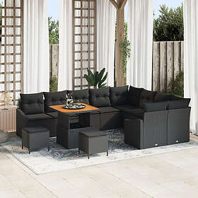 vidaXL Hage Sofasett med Pute 12 Deler 3362689