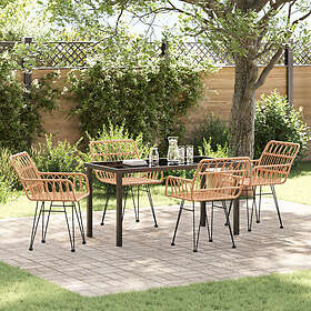 vidaXL Garden Dining Set 5 Pieces 3379179