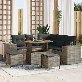 vidaXL Garden Sofa Set with Cushions 8 Pieces 3362008