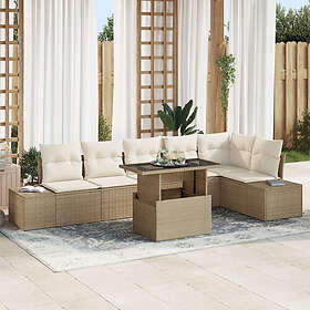 vidaXL Garden Sofa Set with Storage 7 Pieces 3357934