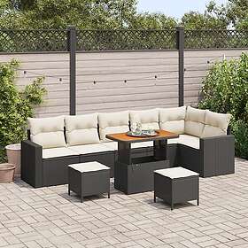vidaXL Garden Sofa Set Height-Adjustable 9 Pieces 3361635