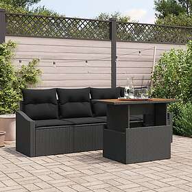 vidaXL Hage Sofasett med Oppbevaring Deler 5 Deler 3358508