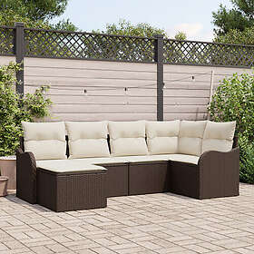 vidaXL Garden Sofa Set with Cushion 6 Pieces 3354437