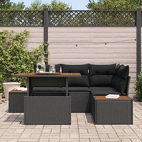 vidaXL Ensemble Canapé de Jardin avec Rangement 5 Pièces 3358802