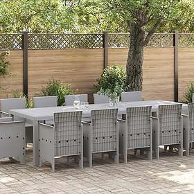 vidaXL Garden Dining Set 13 Pieces 3378627
