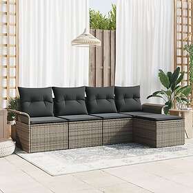 vidaXL Garden Sofa Set with Cushion 5 Pieces 3353988
