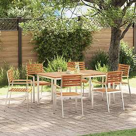vidaXL Garden Dining Set 7 Pieces 3334776