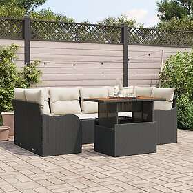 vidaXL Hage Sofasett med Pute 7 Deler 3349410
