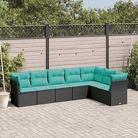 vidaXL Garden Sofa Set with Cushions 7 Pieces 3217737