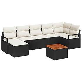 vidaXL Garden Sofa Set with Cushions 8 Pieces 3347733
