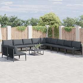vidaXL Garden Sofa Set with Cushions 11 Pieces 3379000