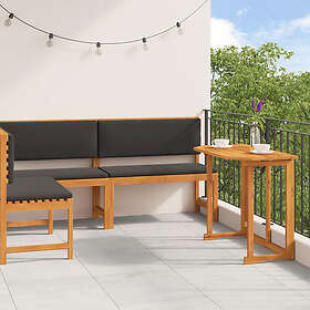 vidaXL Garden Bench Set 3 Pieces 3329108