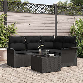 vidaXL Garden Sofa Set with Storage Pieces 5 Pieces 3354022