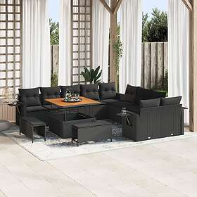 vidaXL Garden Sofa Set Height-Adjustable 13 Pieces 3361794