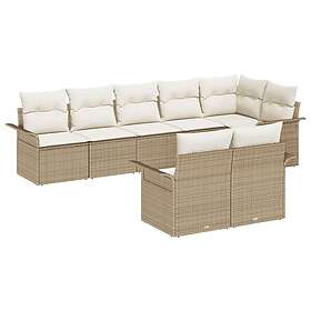 vidaXL Garden Sofa Set with Storage 8 Pieces 3354080