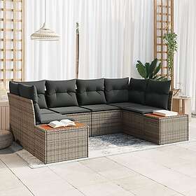 vidaXL Garden Sofa Set with Cushion 6 Pieces 3356824