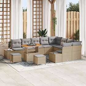 vidaXL Garden Sofa Set with Cushion 12 Pieces 3364777