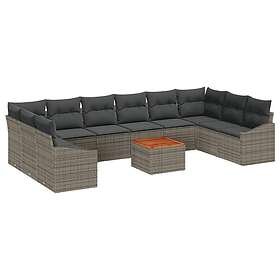 vidaXL Garden Sofa Set with Storage 11 Pieces 3356550