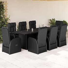 vidaXL Garden Dining Set with Cushions 9 Pieces 3277657