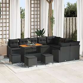 vidaXL Garden Sofa Set with Cushion 13 Pieces 3362699