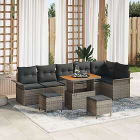 vidaXL Garden Sofa Set with Cushion 9 Pieces 3362158