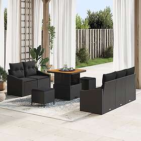 vidaXL Hage Sofasett med Pute 8 Deler 3362594