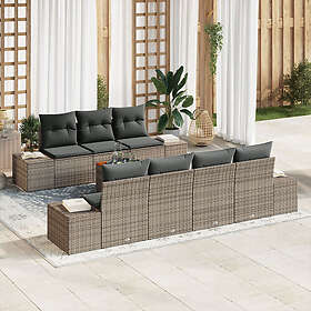 vidaXL Leone Garden Sofa Set with Storage 8 Pieces 3356585