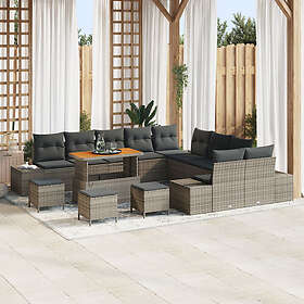 vidaXL Garden Sofa Set with Cushion 14 Pieces 3362853