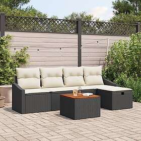vidaXL Garden Sofa Set with Cushion 6 Pieces 3360890