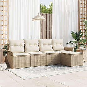 vidaXL Garden Sofa Set with Cushion 5 Pieces 3353990