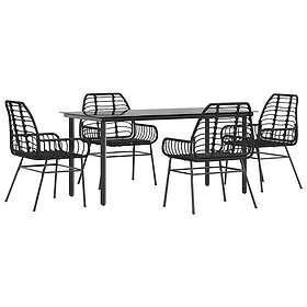vidaXL Garden Dining Set 5 Pieces 3334537