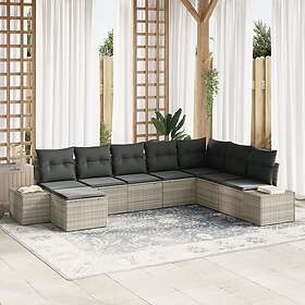 vidaXL Garden Sofa Set with Cushions 8 Pieces 3355851