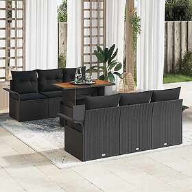 vidaXL Leone Hage Sofasett med Oppbevaring 7 Deler 3358018