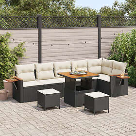 vidaXL Sofasett til Hage med Pute 11 Deler 3365140