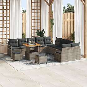 vidaXL Garden Sofa Set with Cushion 13 Pieces 3362583