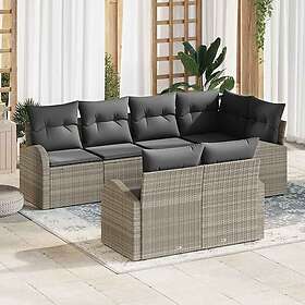 vidaXL Garden Sofa Set with Cushions 4 Pieces 3346082