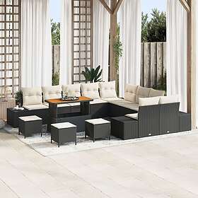 vidaXL Garden Sofa Set with Cushion 14 Pieces 3362850