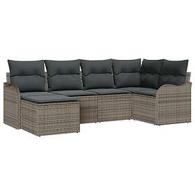 vidaXL Garden Sofa Set with Cushion 6 Pieces 3354438