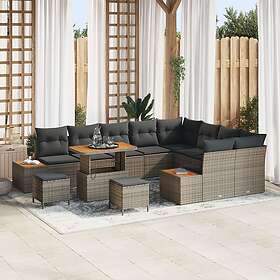 vidaXL Garden Sofa Set with Cushions 12 Pieces 3362958