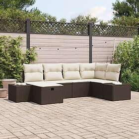 vidaXL Garden Sofa Set with Cushion 6 Pieces 3359377