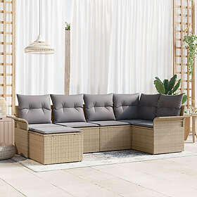vidaXL Garden Sofa Set with Storage 6 Pieces 3354099