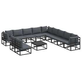 vidaXL Garden Sofa Set with Cushion 12 Pieces 3378881