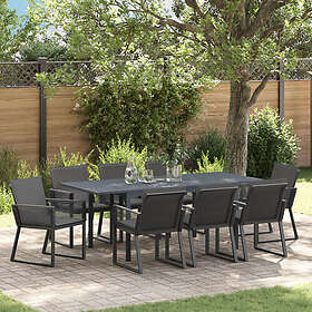 vidaXL Garden Dining Set 9 Pieces 3378830