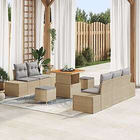 vidaXL Garden Sofa Set with Cushions 8 Pieces 3362727