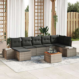 vidaXL Garden Sofa Set with Cushion 8 Pieces 3347986