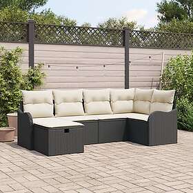 vidaXL Garden Sofa Set with Cushion 6 Pieces 3358976