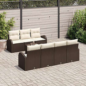 vidaXL Garden Sofa Set with Cushion 8 Pieces 3354617