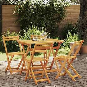 vidaXL Bistro Set 5 Pieces 4105503