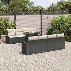 vidaXL Garden Sofa Set with Cushion 7 Pieces 3348963